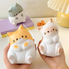 Cat Stress Relief Squishy Toy | Slow Rising PU Squeeze Antistress Ball detail view