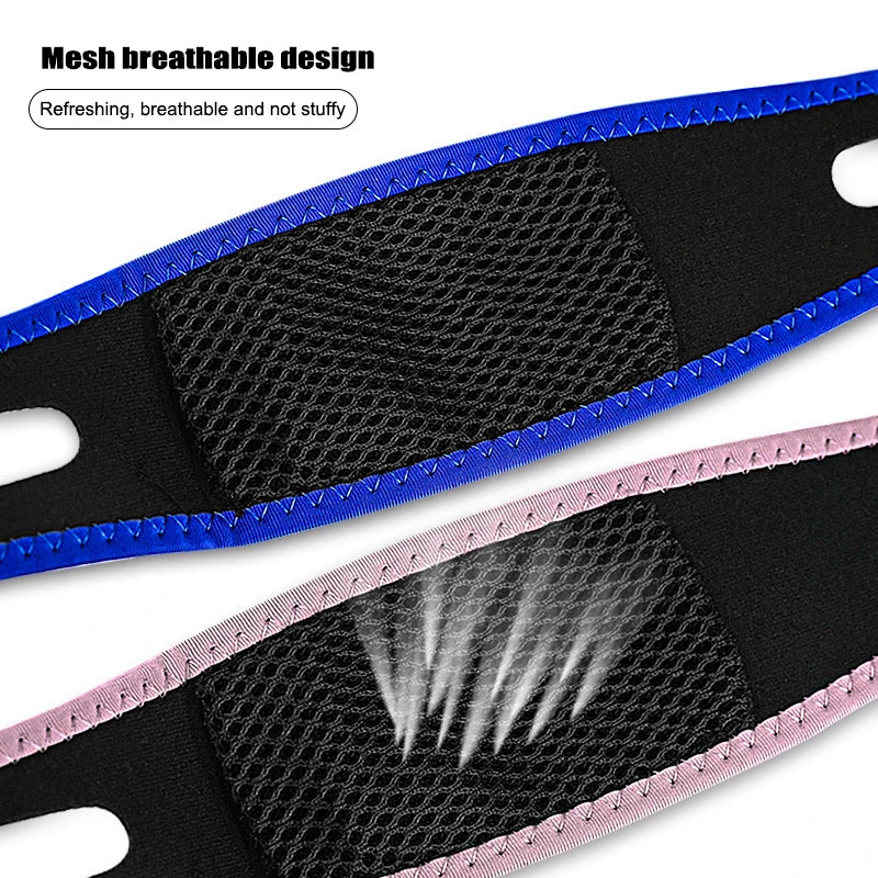 Anti Snore Chin Strap | Breathable Nylon Snoring Belt for Better Sleep lifestyle view
