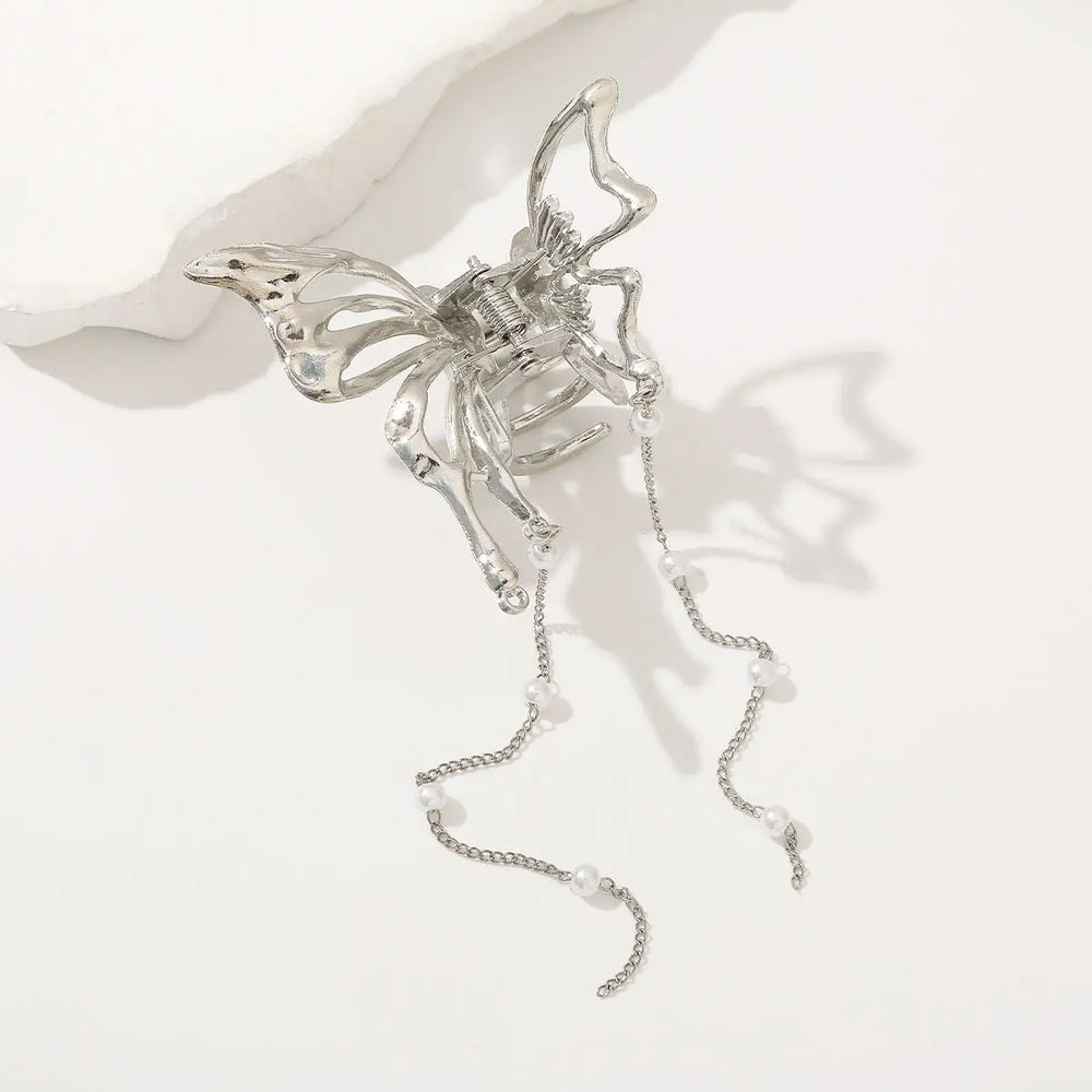 AWAYTR Shark Crab Clips Girls Hairpin Hair Accessories Korean Women Simple Hair Claw Cli detail view