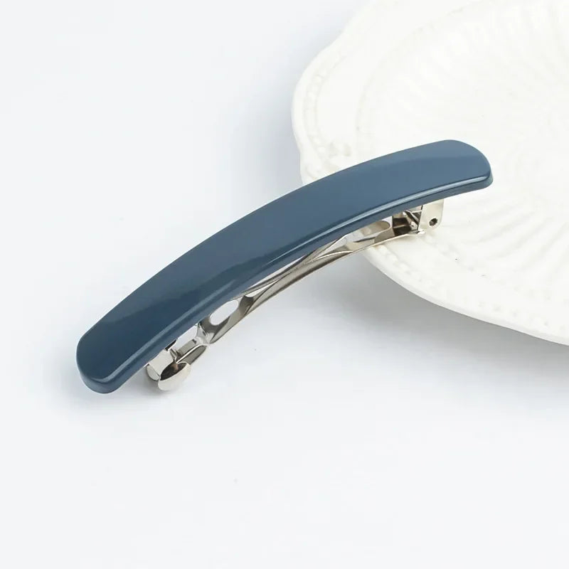 Frosted Back of The Head Hair Clips Headdress Female Lady Simple Large Hair Clip Spring Clip Hair Styling Hairpin Korean Fashion