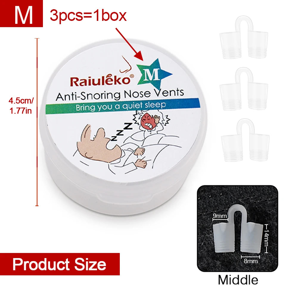 Anti Snoring Nasal Dilator | Nose Clip for Silent Sleep Aid lifestyle view