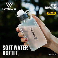 WRELS Outdoor Camping Waist Water Bottle Curved Sports Water Bottle BPA-Free For Running Cycling Tra