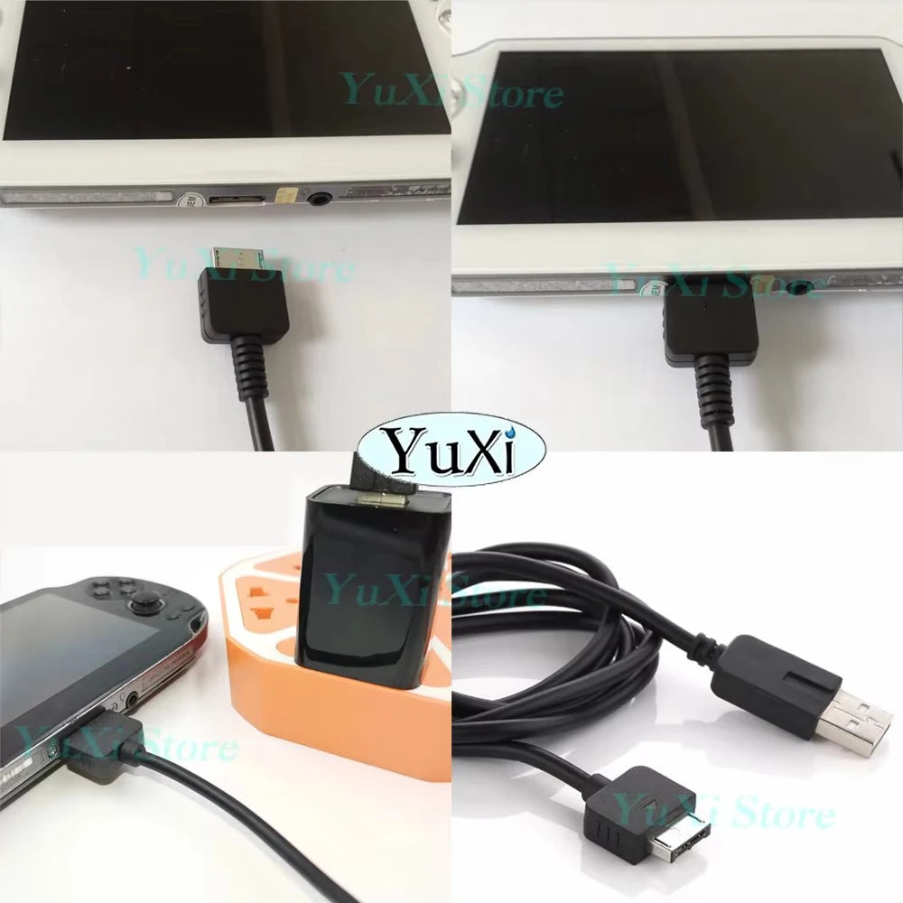USB Charging Cable for PS Vita 1000 2000 and PSP 1000 2000 3000 | Multi-Device Data Sy close-up view