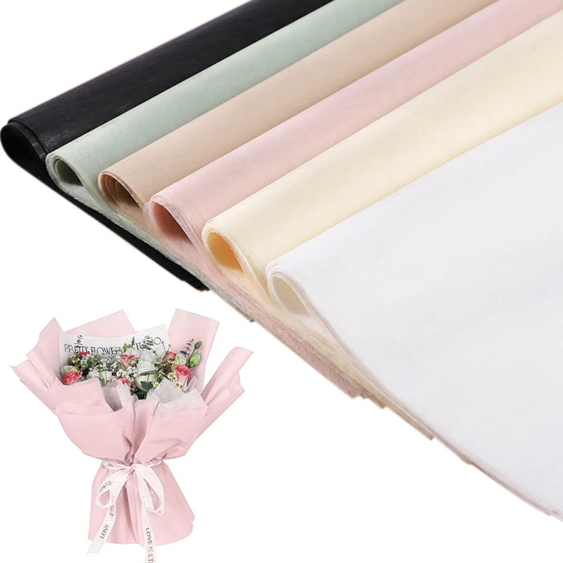 40Pcs Korean Flower Wrapping Paper Set | Floral Bouquet Packaging for Gift Decoration lifestyle view