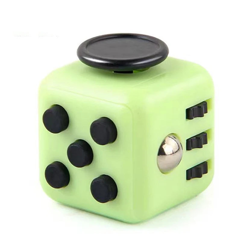 Solid Color Fidget Decompression Dice | Infinite Rubik Cube for Stress and Anxiety Re alternate view