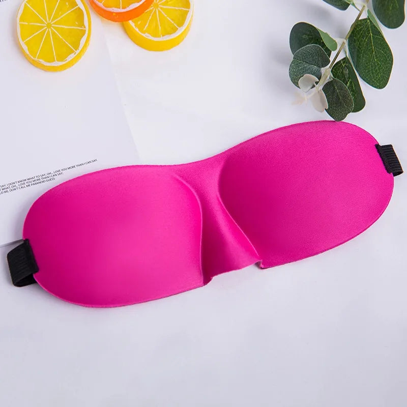 3D Sleeping Mask Eyepatch | Light Blocking Blindfold for Travel and Sleep detail view