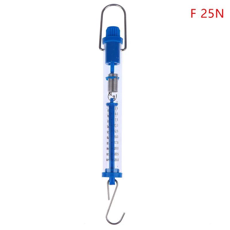 Tubular Spring Scale Dynamometer | Plastic Newton Meter for Classroom Science Labs additional angle