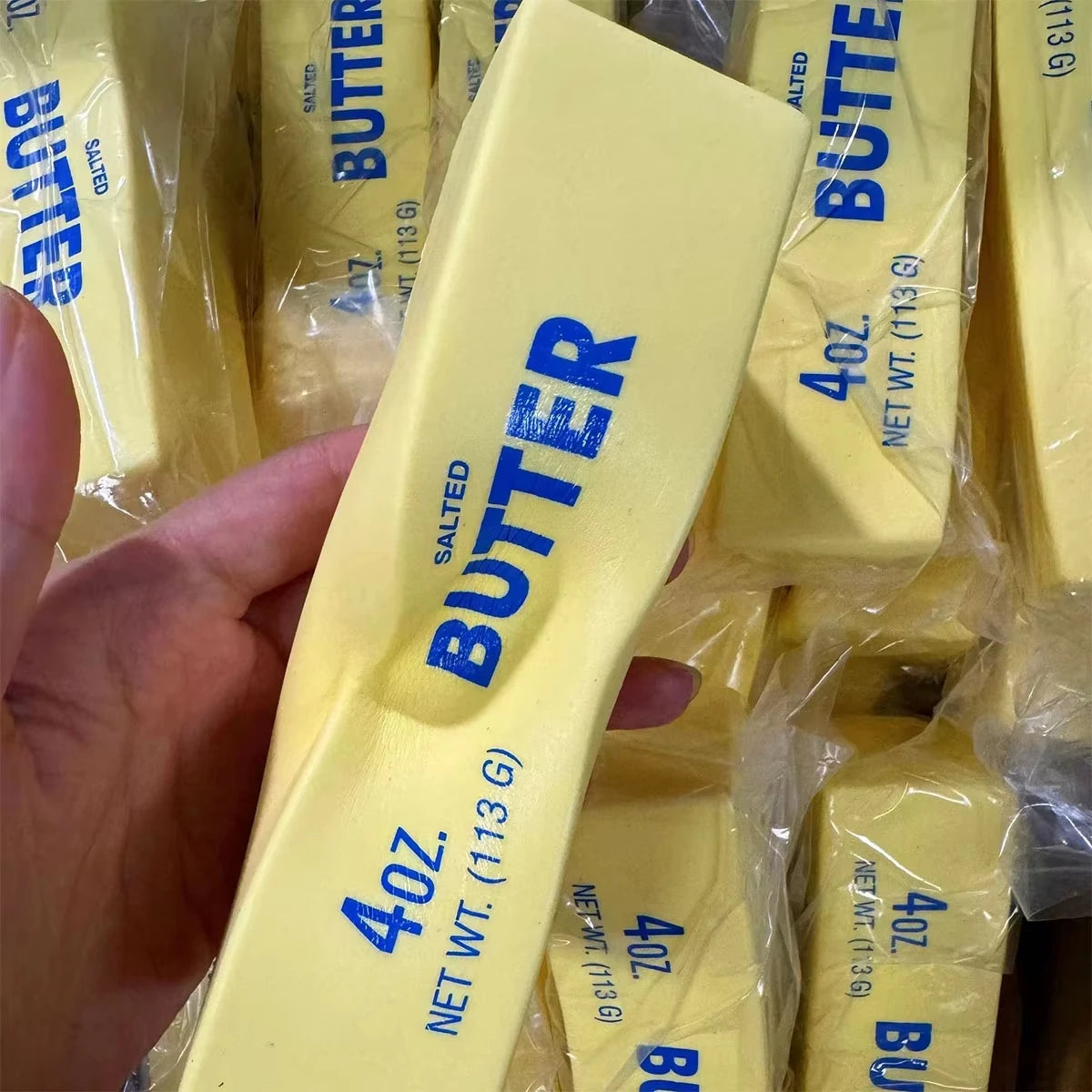 Butter Stick Squishy Toy Slow Rising Squeeze Toy Butter Bar Brick Squishy Fidget Toy alternate view