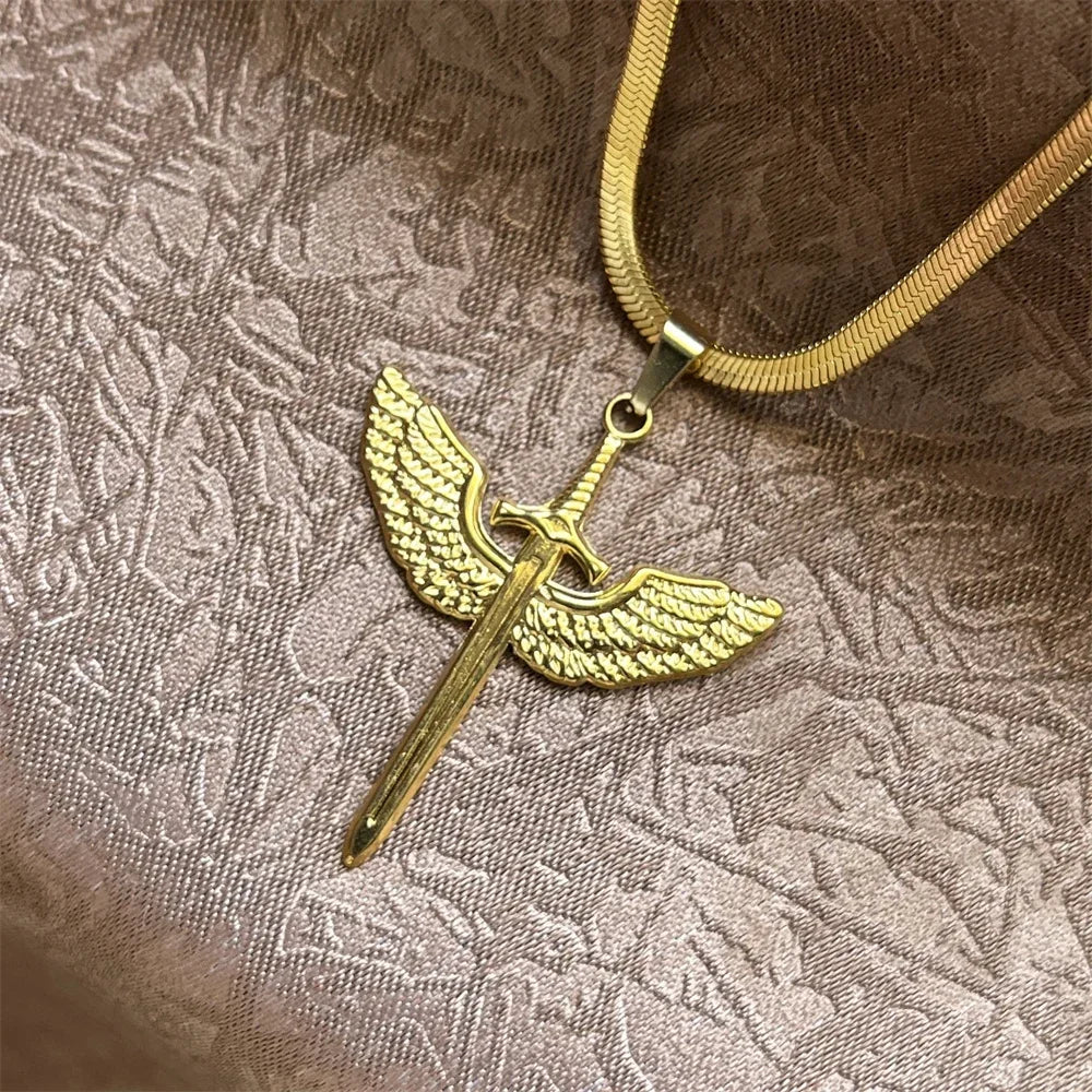 Stainless Steel Jesus Cross Necklace | Christian Pendant Jewelry for Men and Women additional angle
