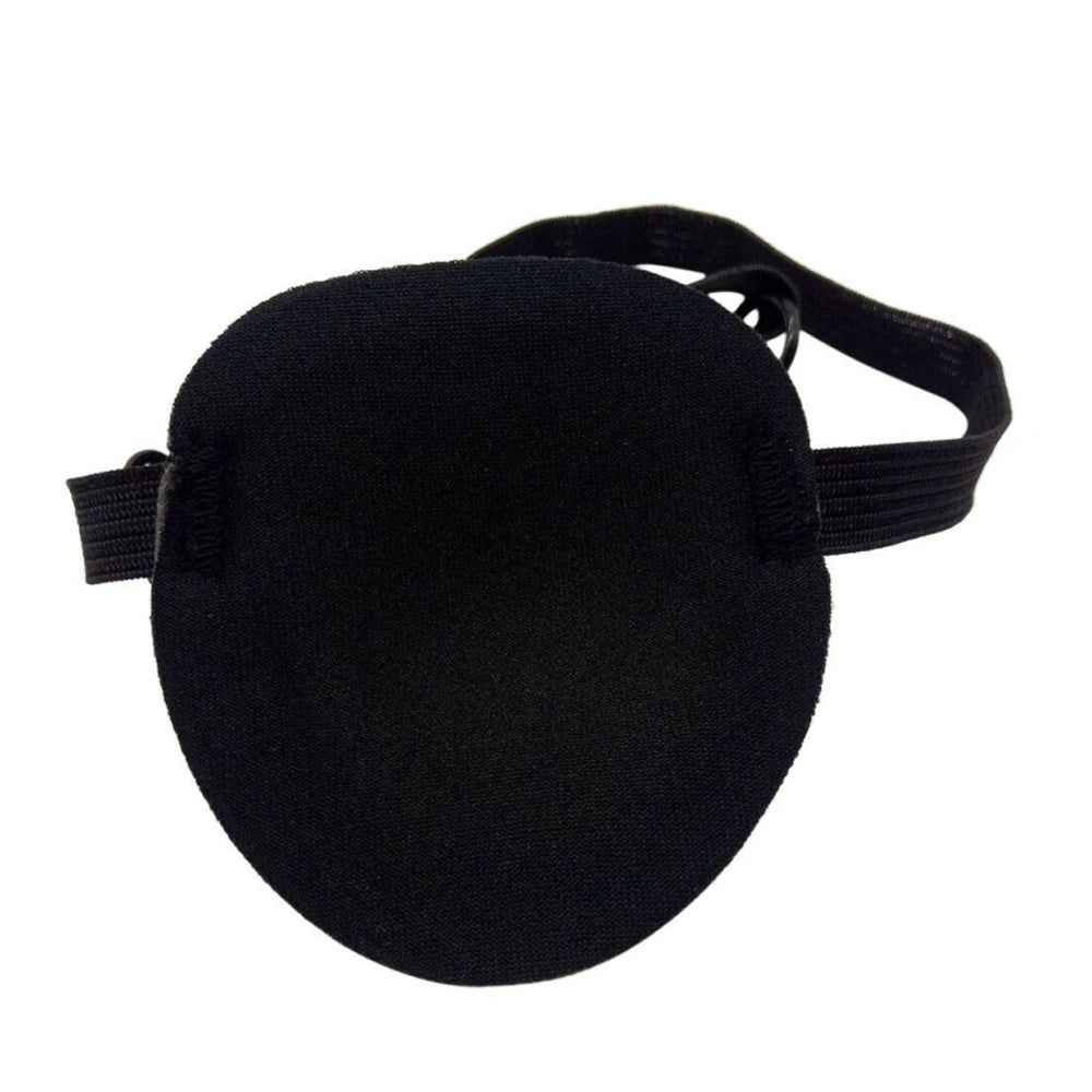 Unisex Black Single Eye Patch | Adjustable Washable Concave Eyepatch for Sleep, Visio lifestyle view