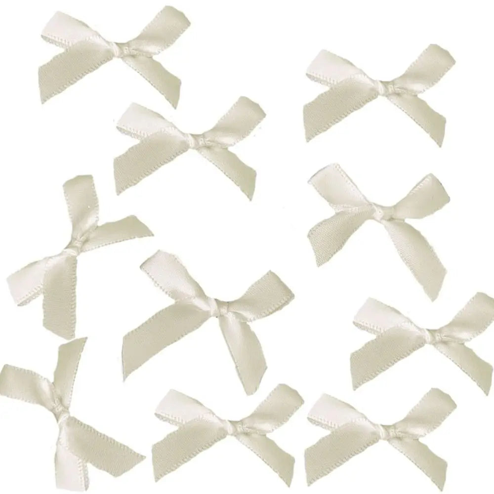 10pcs Bowknot Cotton Doll Hair Pins Doll Hairpin Accessories Tiny DIY Mini Hair Clip Cute 4cm Doll Wig Clips Birthday Gift