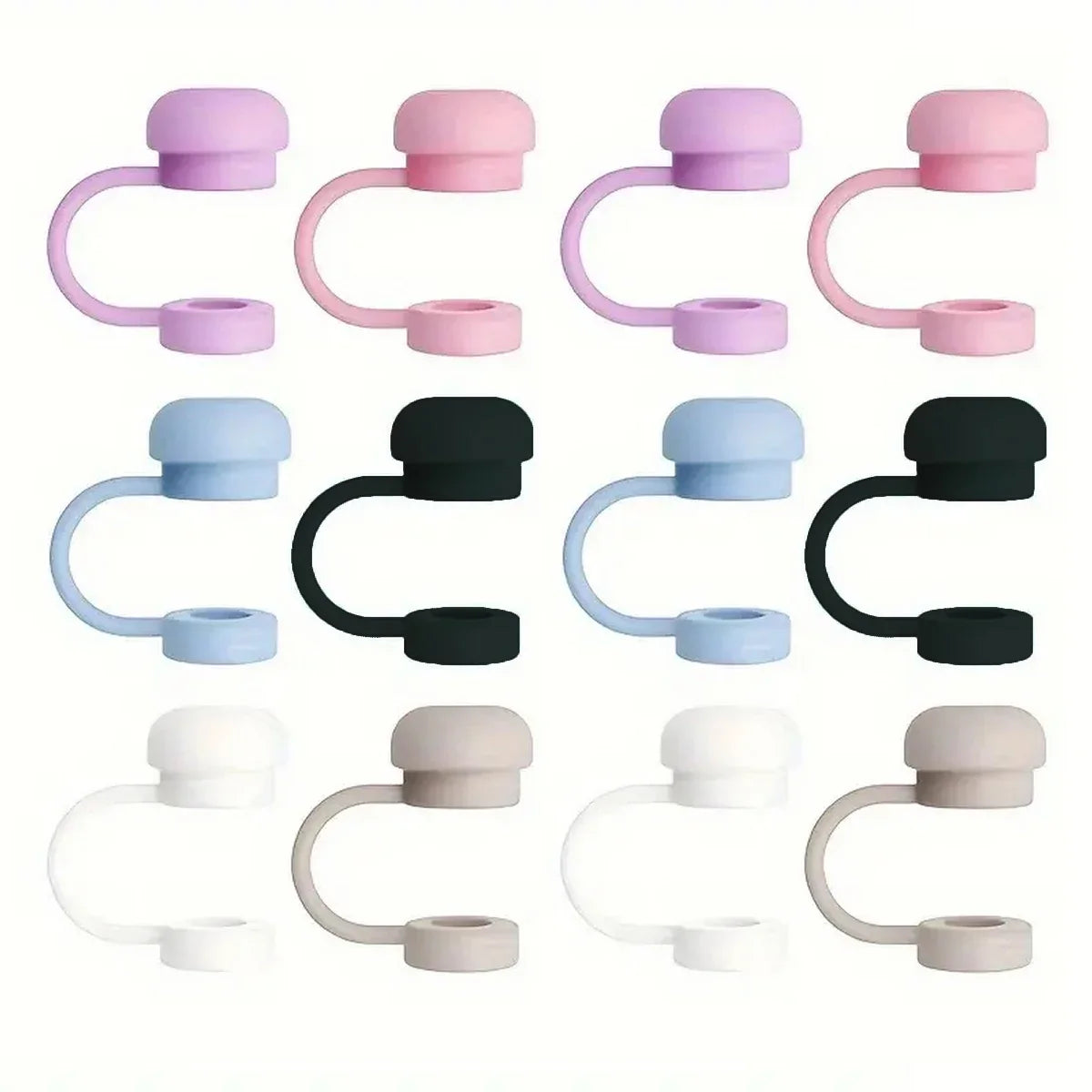 6/12pcs Stanley Straw Cap, 0.4 Inch Stanley Silicone Straw Cap Accessory, Dustproof Stra detail view