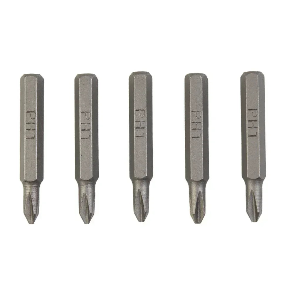 5pcs Cross Screwdriver Bit Set Magnetic Phillips Bits PH0000 to PH2 | 4mm Hex Shank P lifestyle view