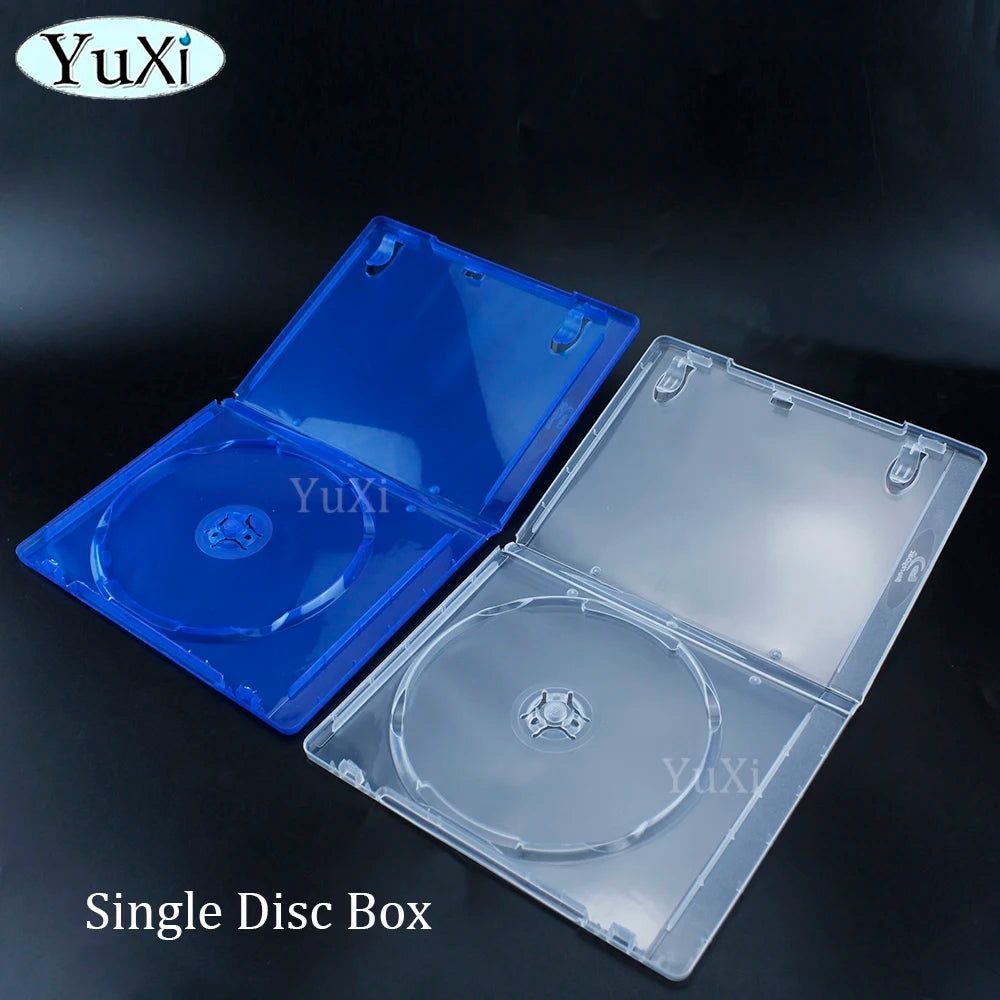 2Pcs Transparent CD DVD Disc Storage Case for PS5 PS4 Game Disk Holder | Protective Bo close-up view