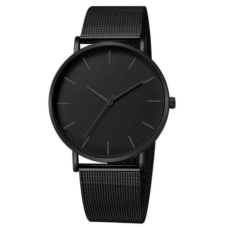 RUNERR Ultra Thin Quartz Watch | Minimalist Business Casual Mesh Strap additional angle