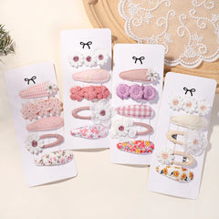 5Pcs BB Clips Set Toddler Baby Girls Hair Clips Children Barrettes Ins Sweet Daisy Ha alternate view