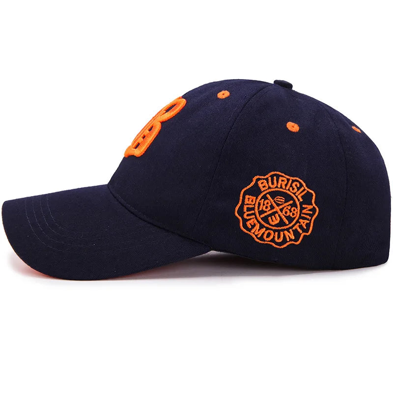 Unisex Cotton Baseball Cap | Lightweight Summer Snapback Hat detail view
