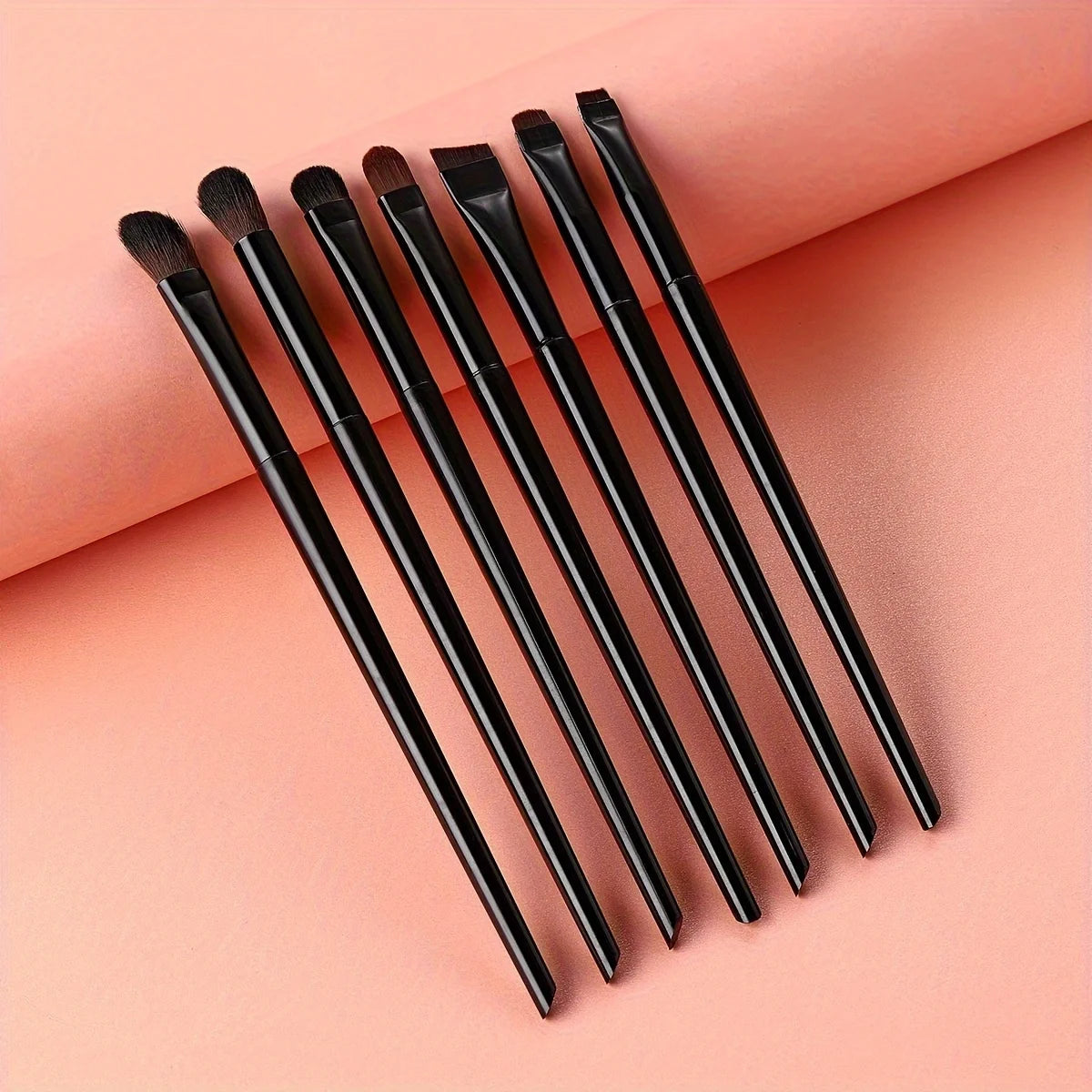 Ultra-Thin Eyebrow Brush Set | 3-Piece Angled Precision Makeup Brushes detail view