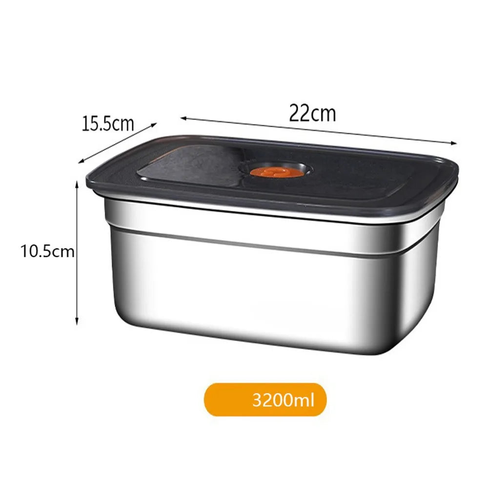 Stainless Steel Camping Lunch Box | Large Capacity Leak Proof Food Storage Container alternate view