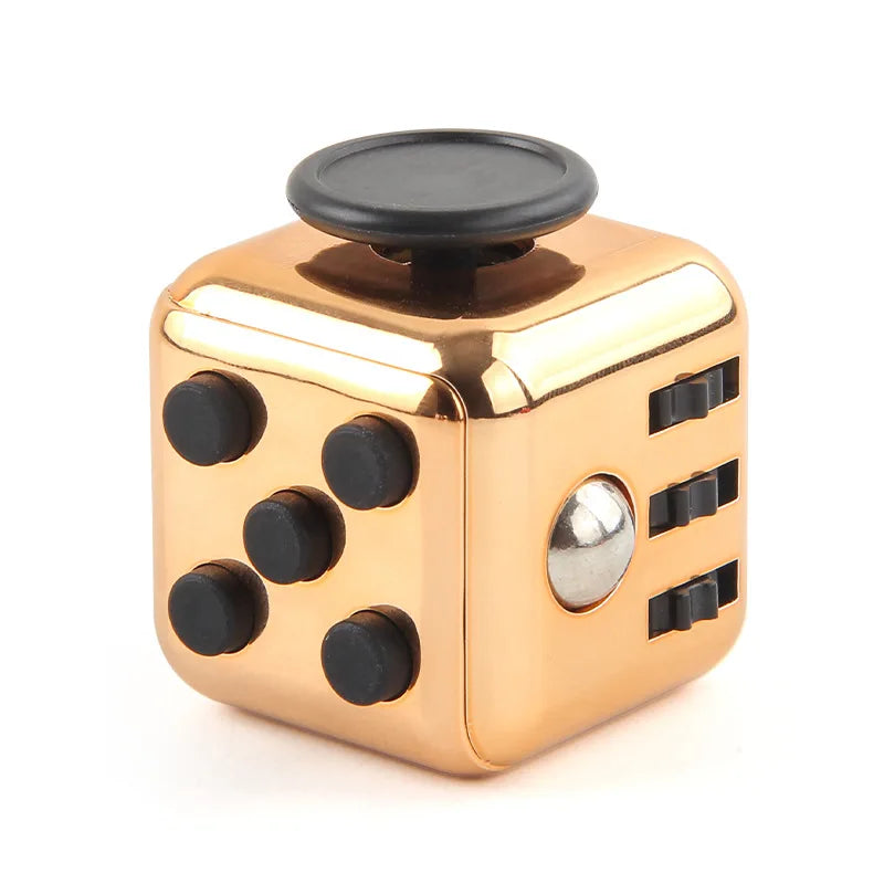 Fidget Dice Stress Relief Toy | Anxiety Relief Fingertip Decompression Cube detail view