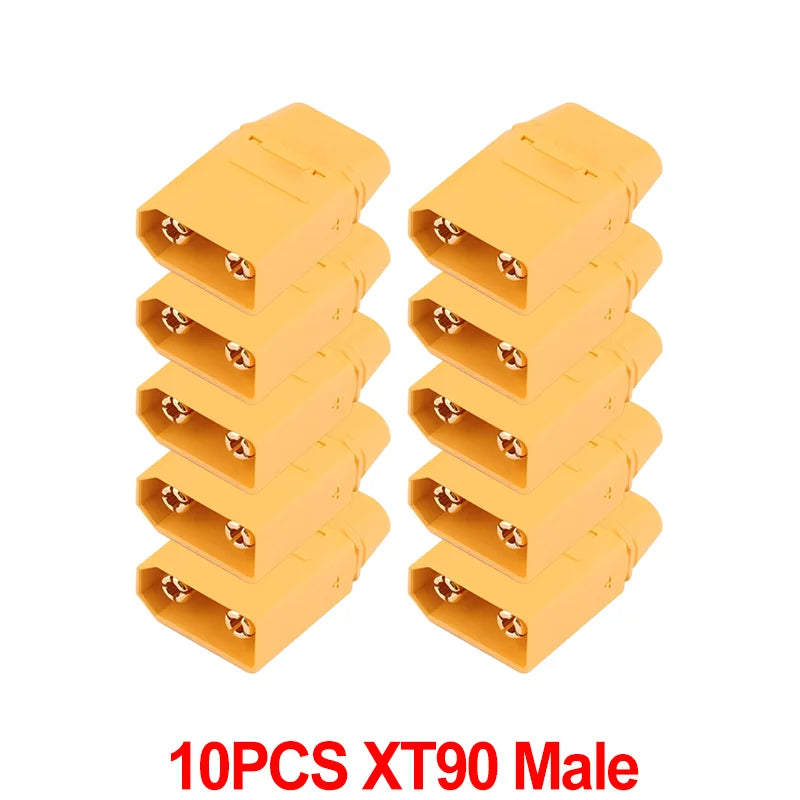 XT90 Plugs Male Female Connectors Copper Bullet Wire Connectors Welding Terminal Powe alternate view