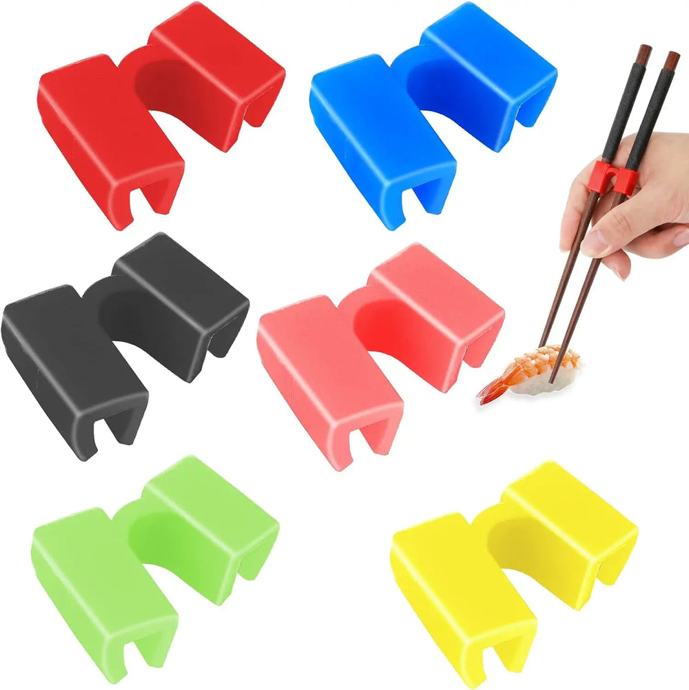 Reusable Training Chopsticks Helpers 6 PCS Adult Beginner Trainer
