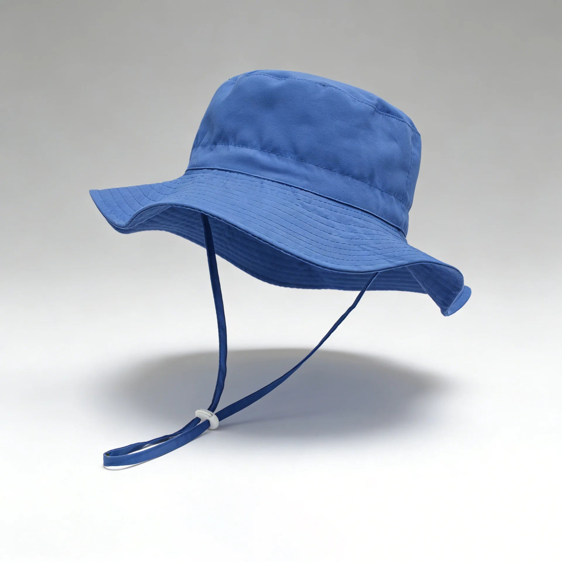 Solid Color Kids Fisherman Hat | Unisex Summer Sun Protection Hat close-up view