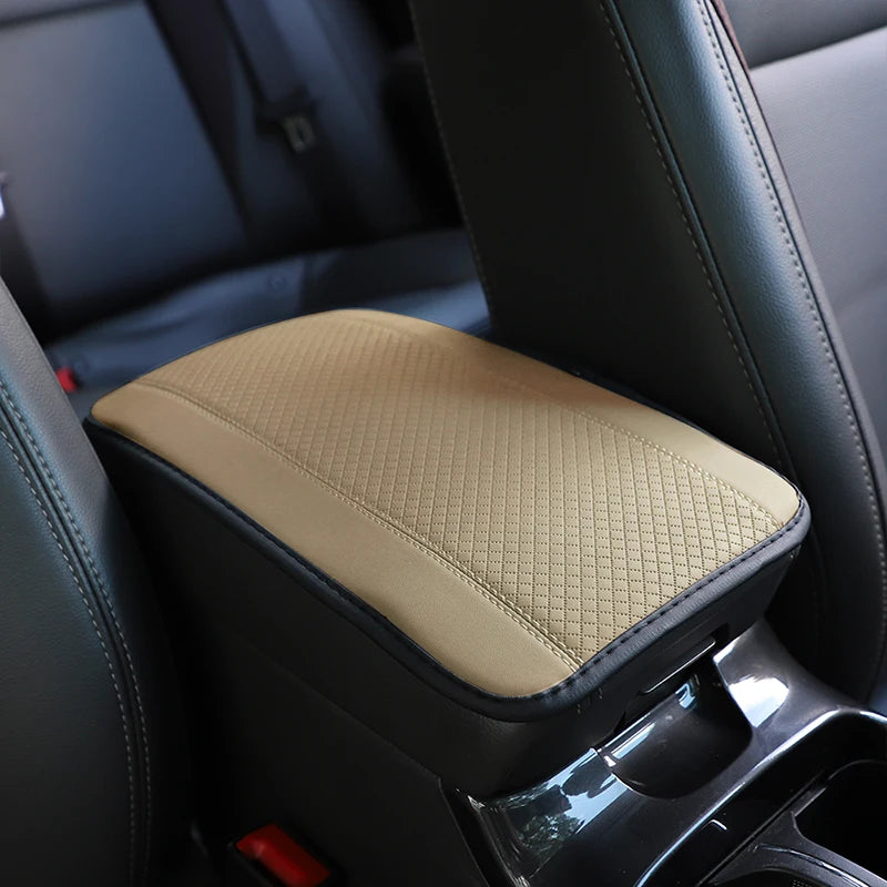 Car Armrest Pad Center Console Pad Artificial Leather additional angle