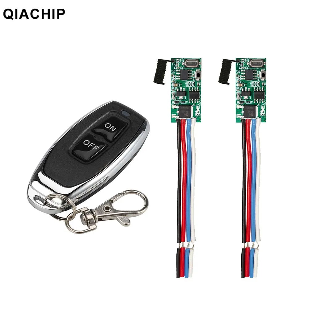 QIACHIP 433MHz Wireless Remote Control Switch Long Range Mini Receiver 3.6V 12V 24V a alternate view