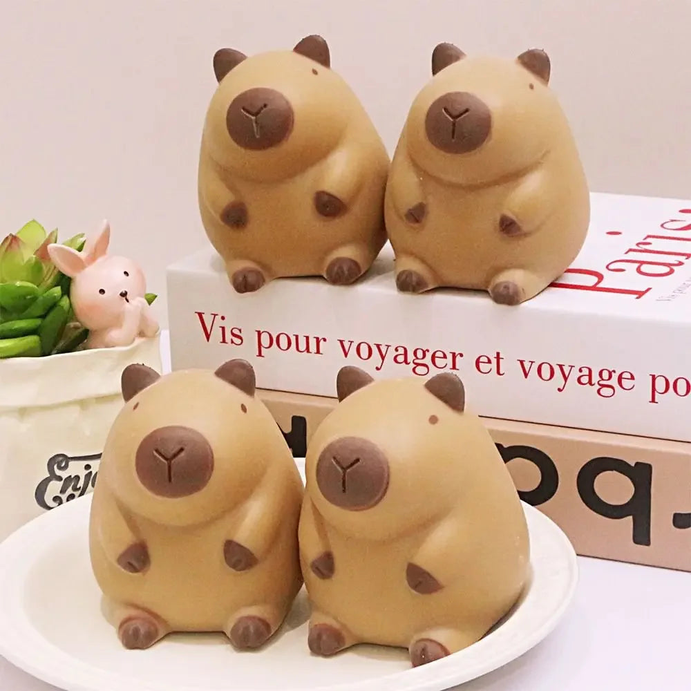Kawaii Capybara Squeeze Toy | Slow Rebound Stress Relief Decompression Toy additional angle