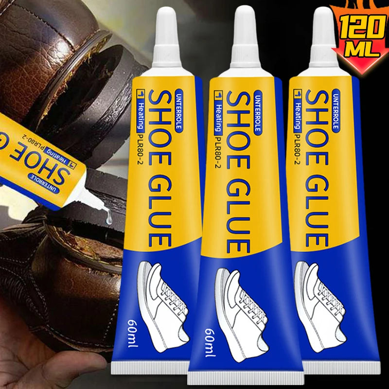 Strong Shoe Repair Adhesive | Waterproof Shoemaker Glue for Leather Rubber and Plastic