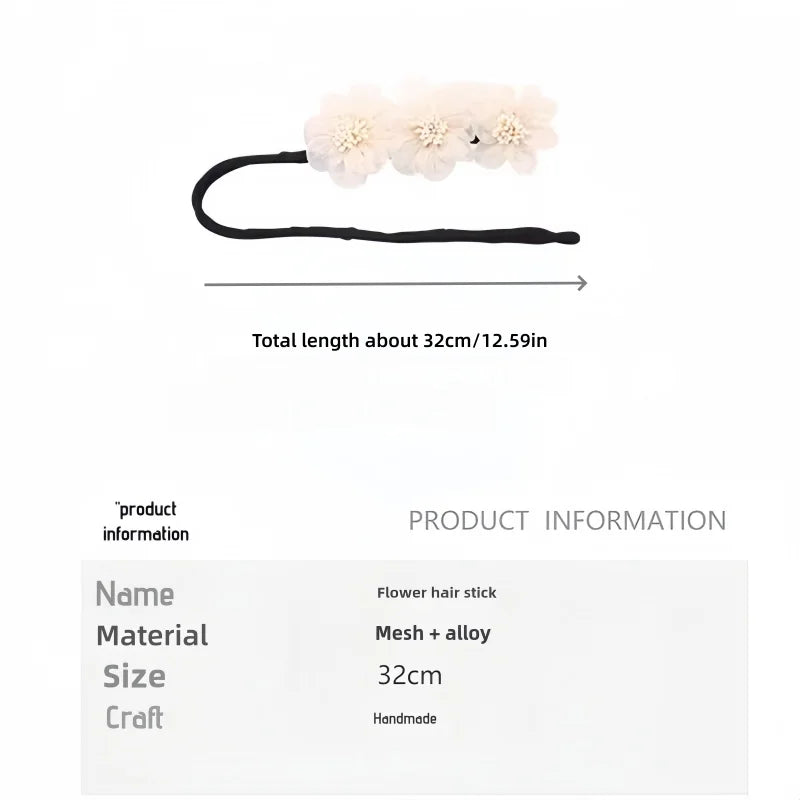Elegant Shell Pearl Lazy Hair Curler Bow Barrettes Braided Hair Artifact Vintage Wome lifestyle view