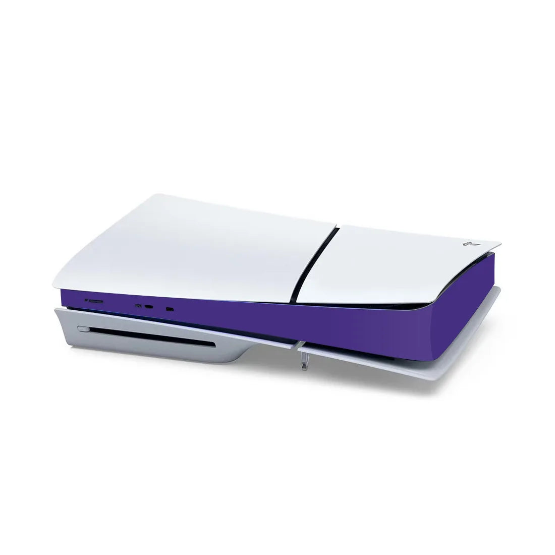 For Sony PS5 Slim Console Carbon Fiber Skin Cover Sticker Host Center Decals Game Cons close-up view