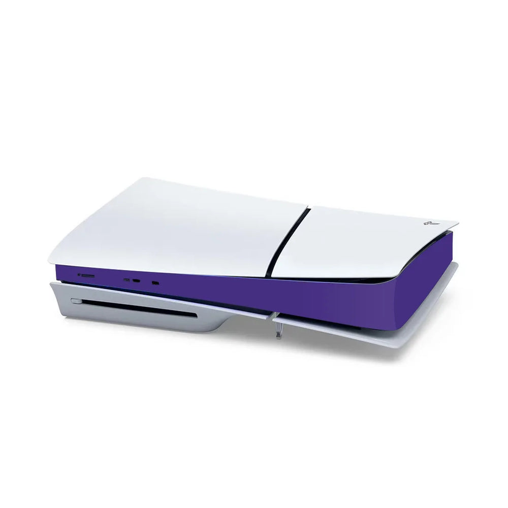 For Sony PS5 Slim Console Carbon Fiber Skin Cover Sticker Host Center Decals Game Cons close-up view