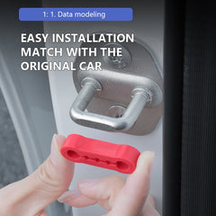 Car Door Buckle Cushion Pad Silicone 4pcs detail view