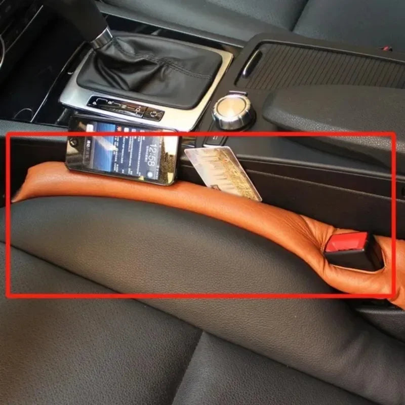 Car Seat Gap Filler Universal Soft Car Styling Padding Leather Leak Pads Plug Space additional angle