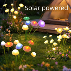 Solar Garden Light Dual Mode LED Solar Mushroom Lamp Waterproof