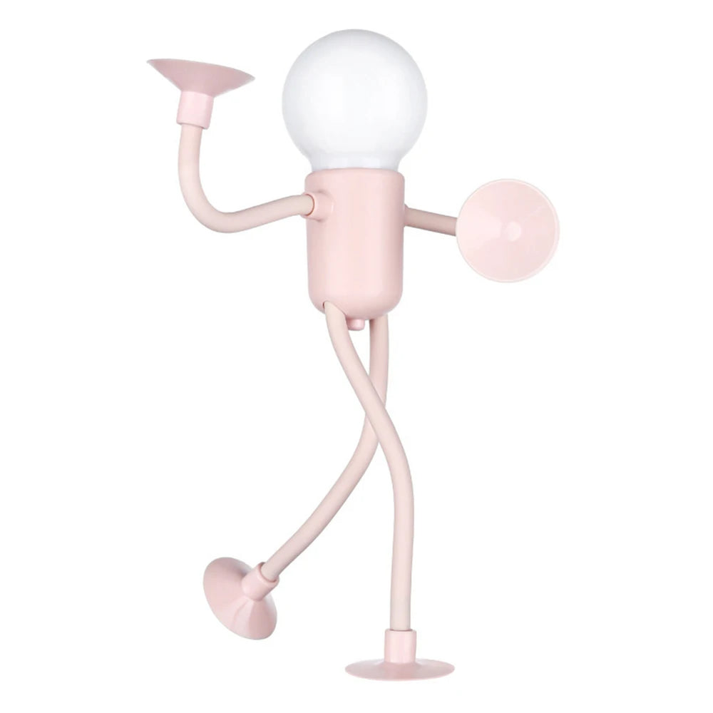 Cartoon Sportsman Night Light | Bendable Suction Cup Desk Lamp detail view