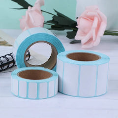 700pcs/Roll Adhesive Thermal Labels | Direct Print Price Labels for Supermarkets close-up view