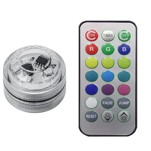 Wireless Adhesive LED Car Interior Ambient Light Remote Control Decor Auto Roof Foot Atm detail view