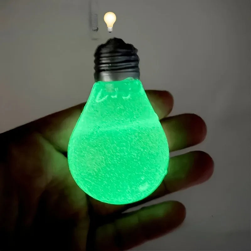 Squishy Light Bulb Maltose Toy | Luminous Slow Rebound Sensory Fidget for Anxiety Rel alternate view