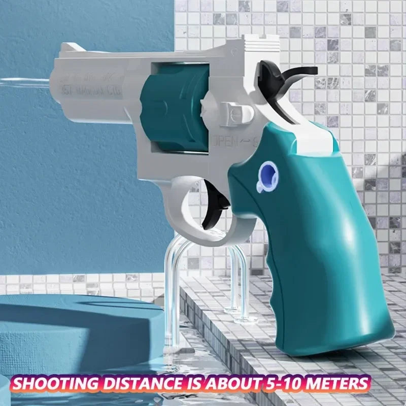 Revolver Water Gun Toys | Summer Outdoor Beach Pool Toy for Kids alternate view