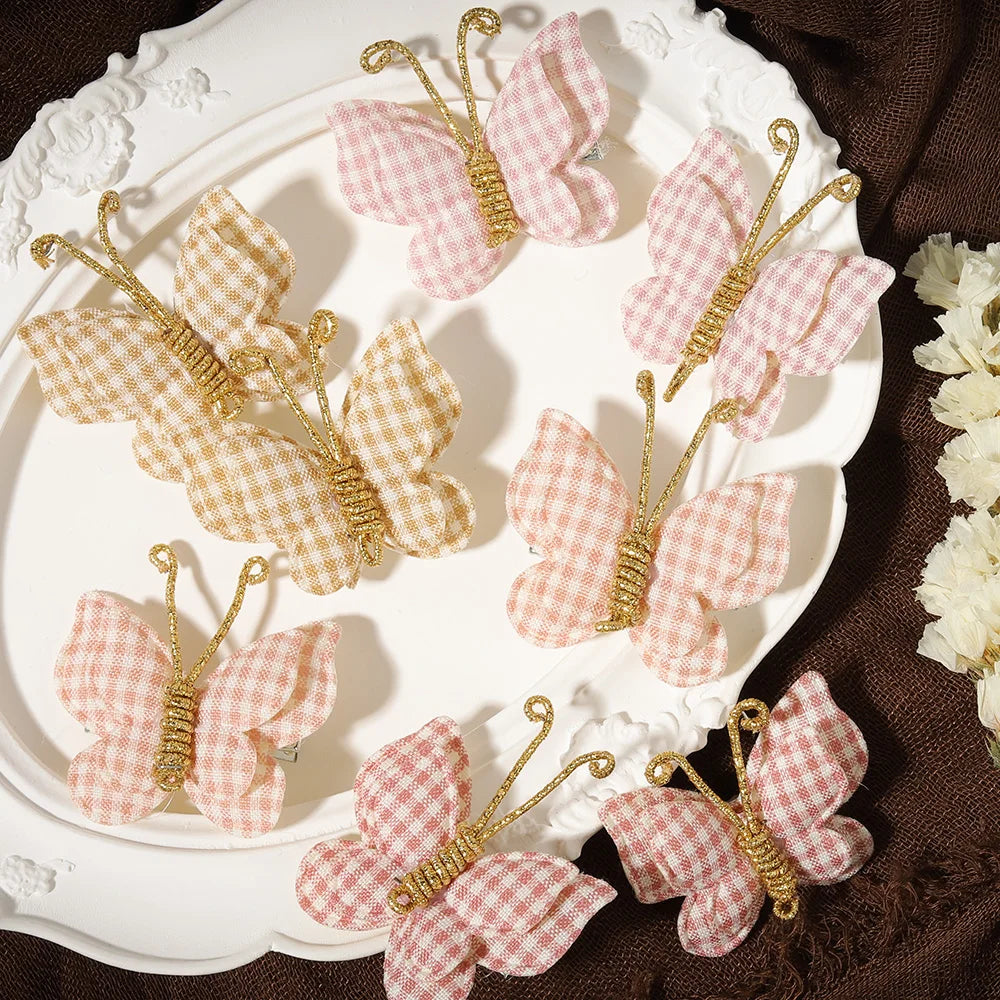 1 Set Butterfly Hair Clips 3 Styles of Butterfly Clips Children Teenagers To Decorate Wear in Daily Life Girls' Hair Accessories
