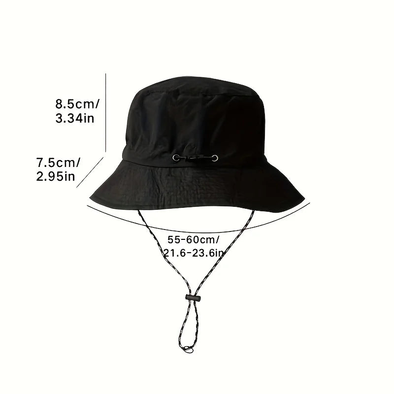 Portable Sun Protection Bucket Hat | UV-Resistant Quick-Dry Fishing Hat detail view