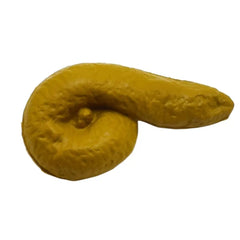 Fake Prank Poo Toy | Realistic Joke Prop for Gags and Laughter close-up view