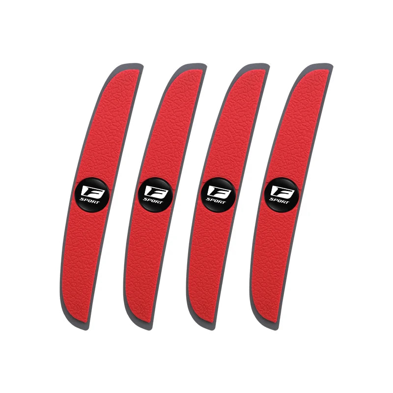 4Pcs Silicone Car Door Edge Protector Strips | Anti-Collision Pad for Lexus Models close-up view