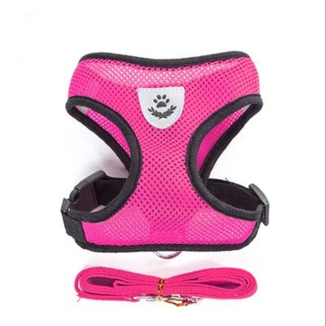 Breathable Mesh Cat Harness and Leash Set | Reflective Soft Vest for Small Cats and D alternate view