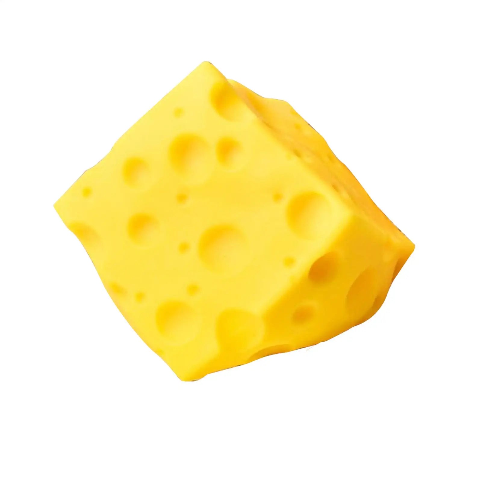 Squishy Cheese Cube Fidget Toy | Slow Rebound Stress Relief Sensory Toy close-up view
