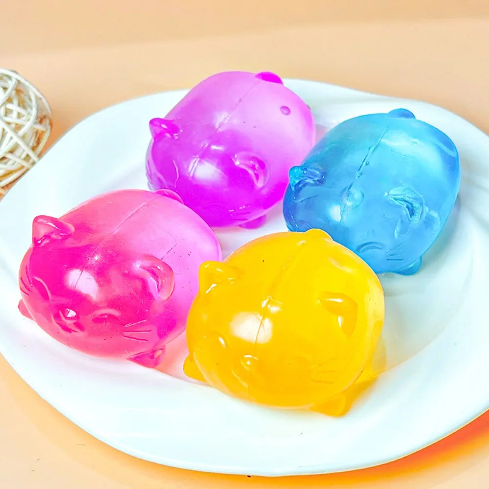Mini Cute Cat Maltose Squishy Toys | Slow Rise Stress Relief Ball detail view