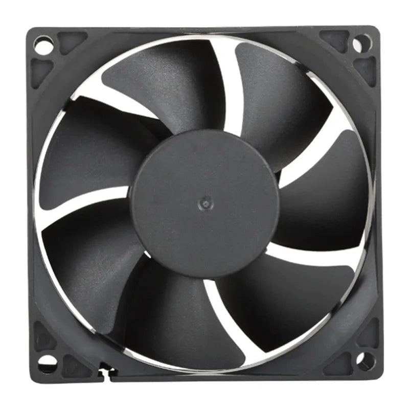 3Pin 8cm Cooling Fan for PC Computer Case DC 12V Molex 4PIN 3Pin Mute 8025 With 80*80*25 detail view